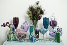 Peacock Candy Buffet